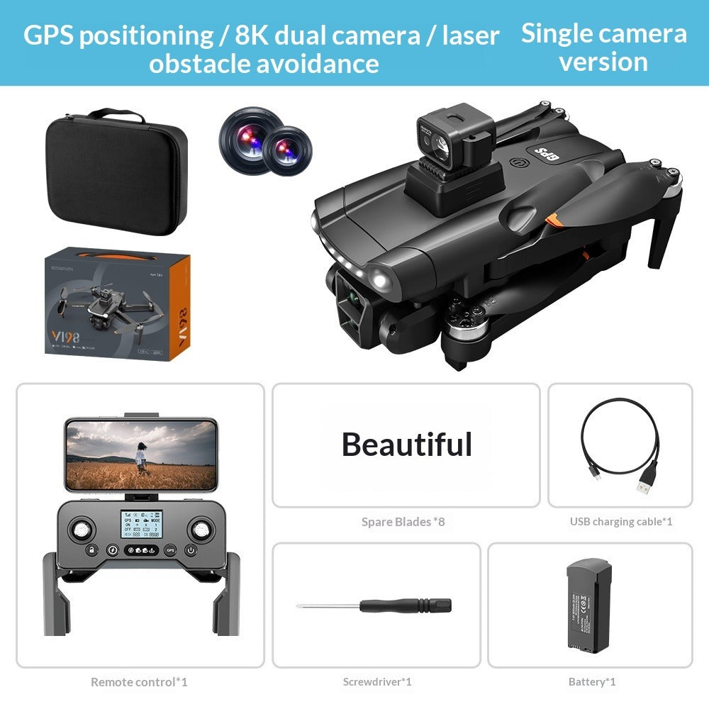 HD Smart Obstacle-Avoidance Quadcopter Drone