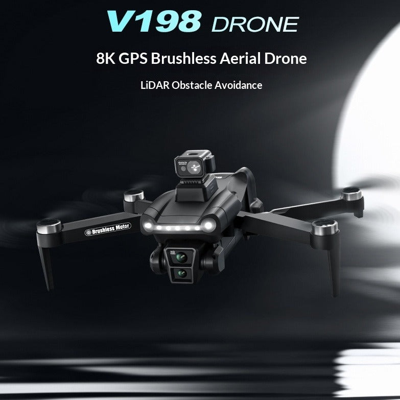 HD Smart Obstacle-Avoidance Quadcopter Drone