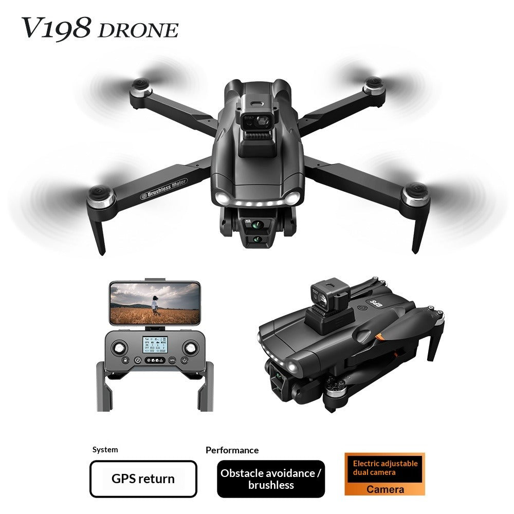 HD Smart Obstacle-Avoidance Quadcopter Drone
