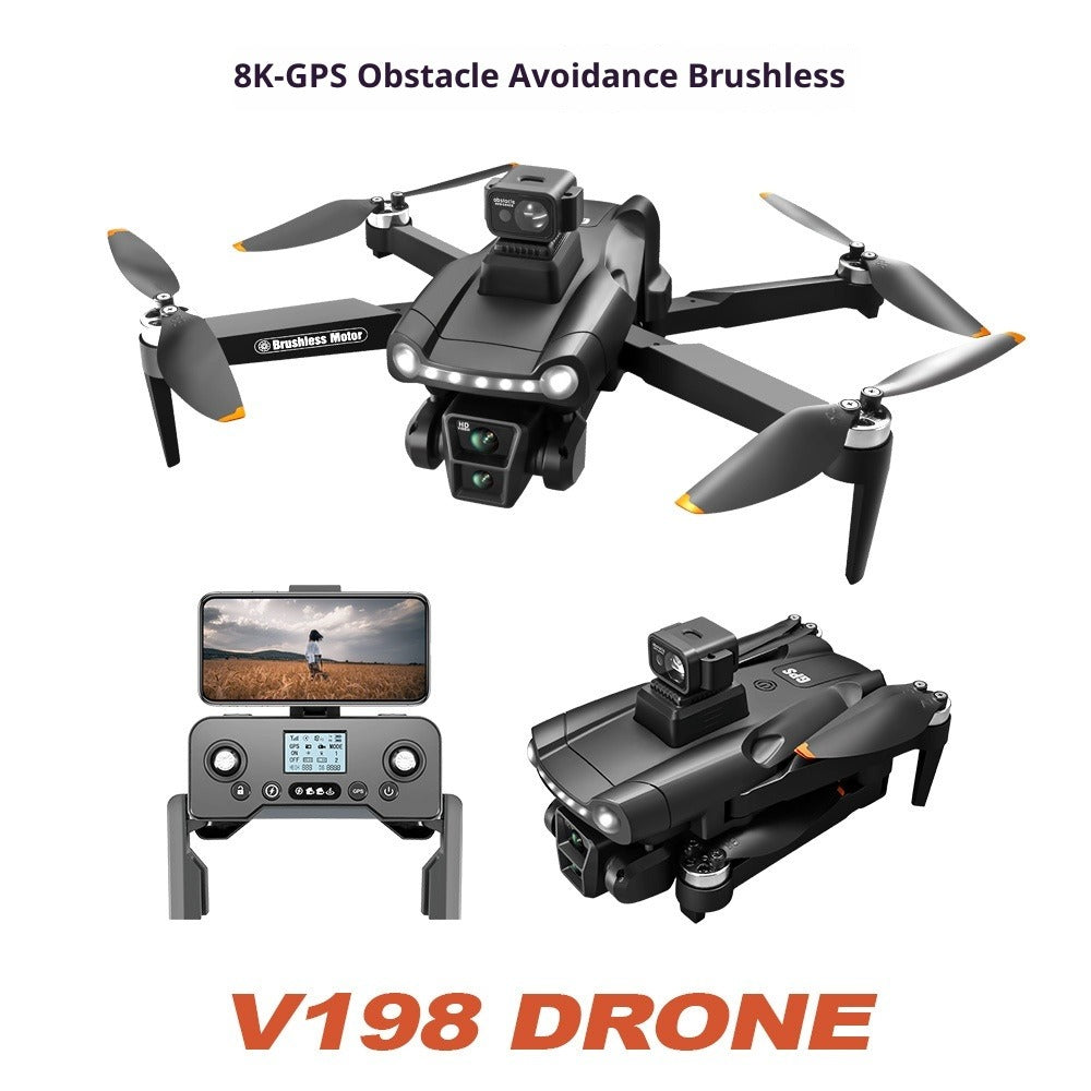 HD Smart Obstacle-Avoidance Quadcopter Drone