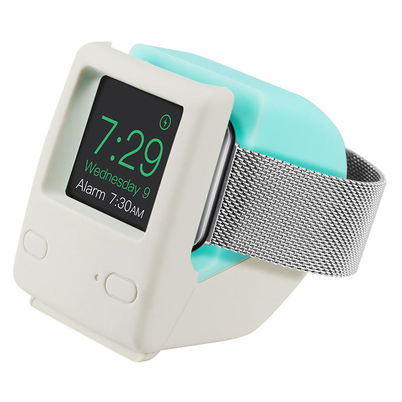 Silicone Charging Dock for Apple Watch Series 4-8