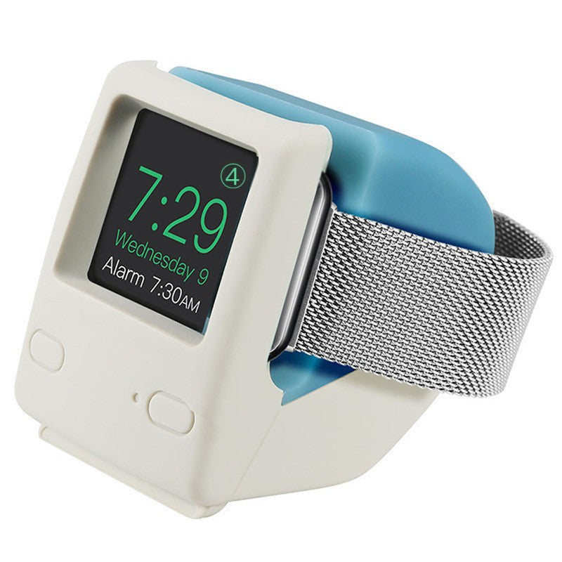 Silicone Charging Dock for Apple Watch Series 4-8